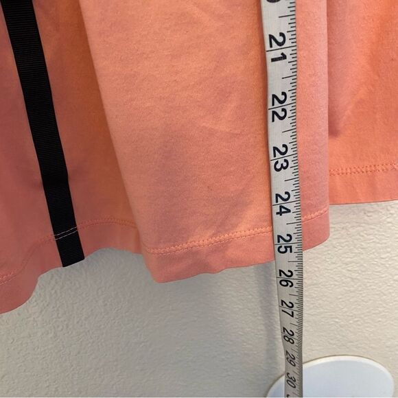 Nike Sportswear Bonded Half Sleeve Mesh sleeve T shirt pleated back pink L - Picture 6 of 12